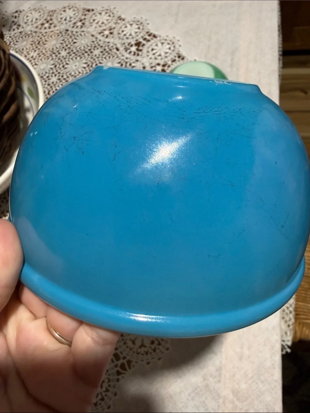 Vintage Fire king Primary Mixing bowls set